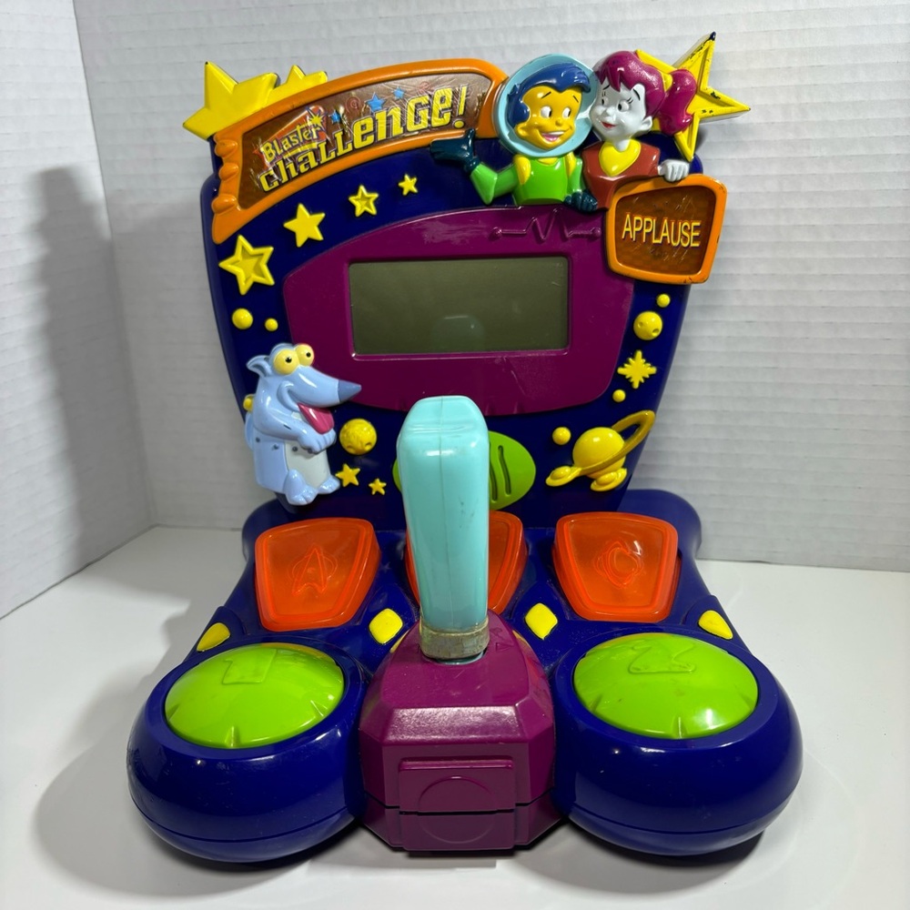 Vintage 1999 Toymax‎ Blaster Learning Series Word Planet Desktop Game-Works